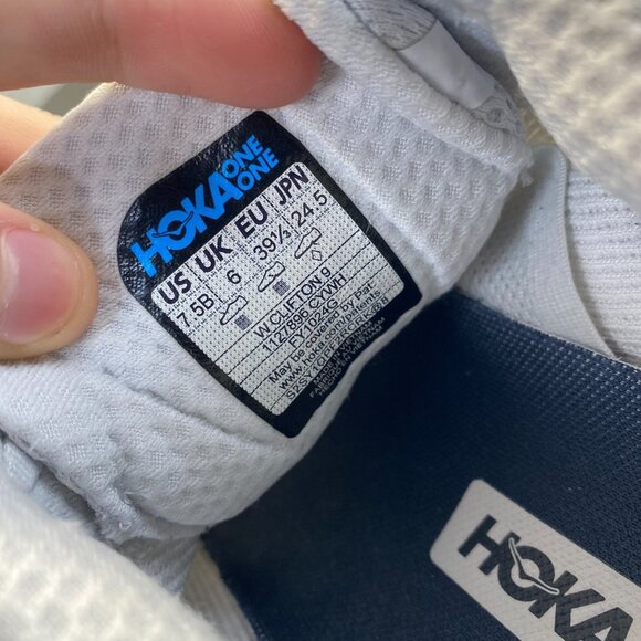 Hoka One One Clifton 9 Running Shoes Sneakers Womens Size 7.5B 1127896 CYWH - Picture 5 of 13